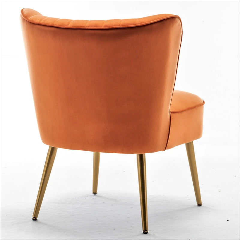 Fauteuil d'appoint large Sauter 23.2 de style moderne du milieu du siècle en microfibre avec pieds en métal