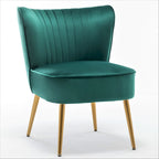Fauteuil d'appoint large Sauter 23.2 de style moderne du milieu du siècle en microfibre avec pieds en métal