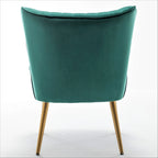 Fauteuil d'appoint large Sauter 23.2 de style moderne du milieu du siècle en microfibre avec pieds en métal
