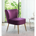 Fauteuil d'appoint large Sauter 23.2 de style moderne du milieu du siècle en microfibre avec pieds en métal