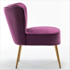 Fauteuil d'appoint large Sauter 23.2 de style moderne du milieu du siècle en microfibre avec pieds en métal