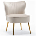 Fauteuil d'appoint large Sauter 23.2 de style moderne du milieu du siècle en microfibre avec pieds en métal