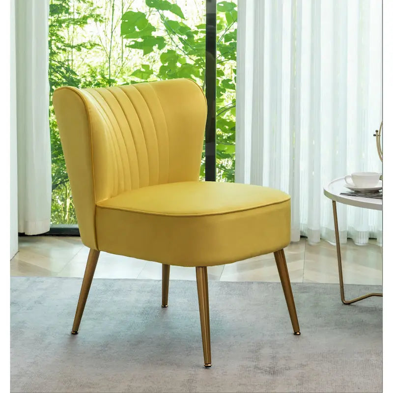 Fauteuil d'appoint large Sauter 23.2 de style moderne du milieu du siècle en microfibre avec pieds en métal
