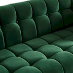 Canapé de salon en velours Chesterfield moderne Confor
