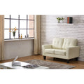 US Pride Furniture Fauteuil deux places rembourré moderne Feathery Devil