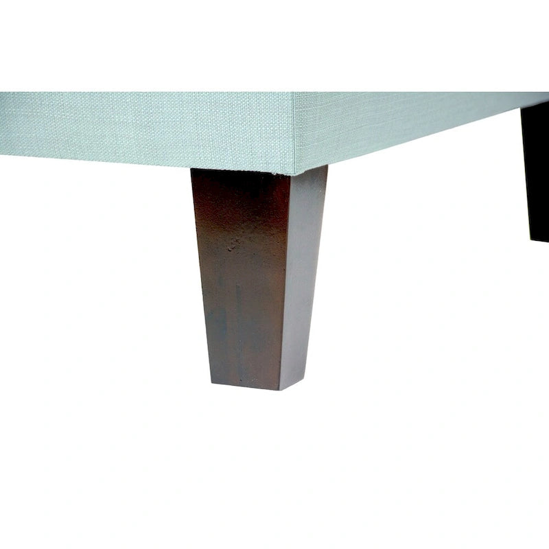 MJL Furniture Madison Ottoman surdimensionné, carré, rembourré et gansé