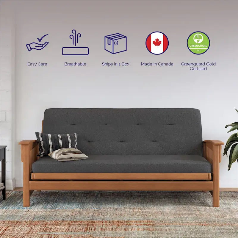 Matelas de futon DHP Trule de 6 po à ressorts Bonnell