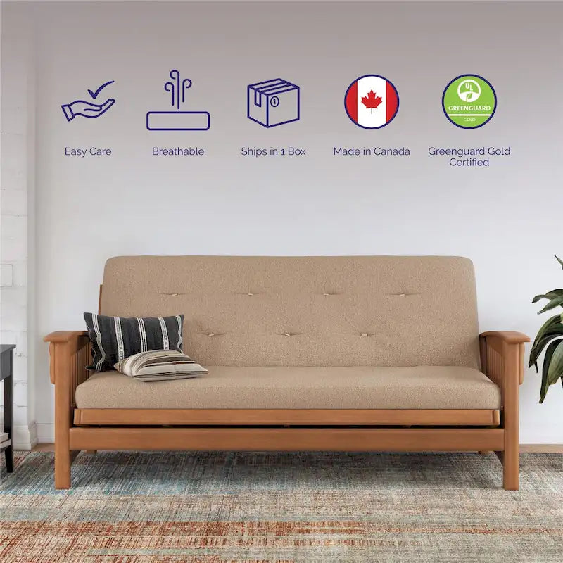 Matelas de futon DHP Trule de 6 po à ressorts Bonnell