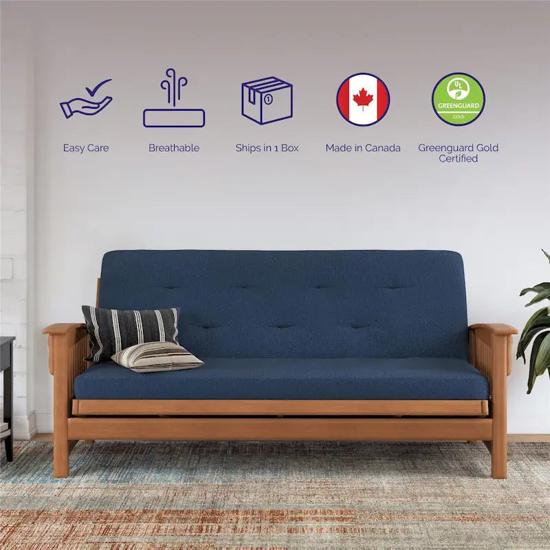 Matelas de futon DHP Trule de 6 po à ressorts Bonnell
