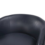 Fauteuil pivotant en similicuir et bois Ingram de Greyson Living