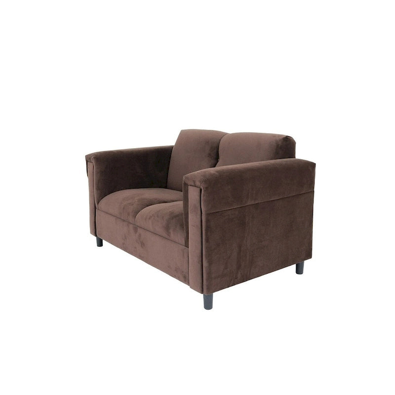 Canapé deux places moderne du milieu du siècle Coast to Coast Sofas, cadre en bois massif, rembourré