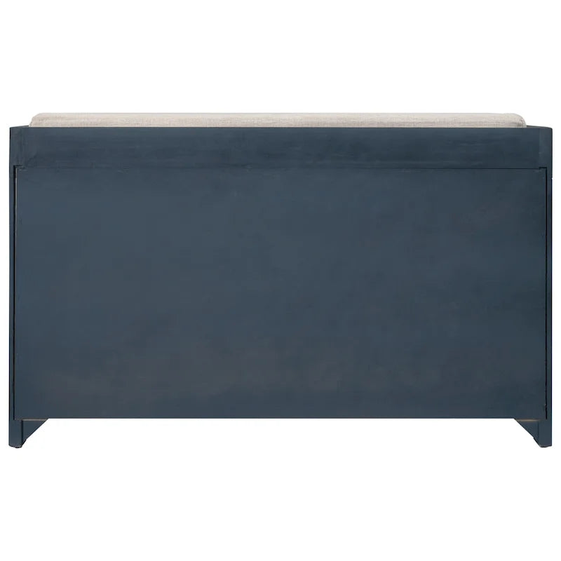 Banc de rangement avec panier amovible et 2 tiroirs
