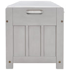 Banc de rangement avec 3 portes persiennes