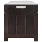 Banc de rangement avec 3 portes persiennes