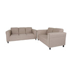Coast to Coast Sofas Ensemble canapé et causeuse de style moderne du milieu du siècle Tissu polyester nylon Structure en bois massif Rembourré