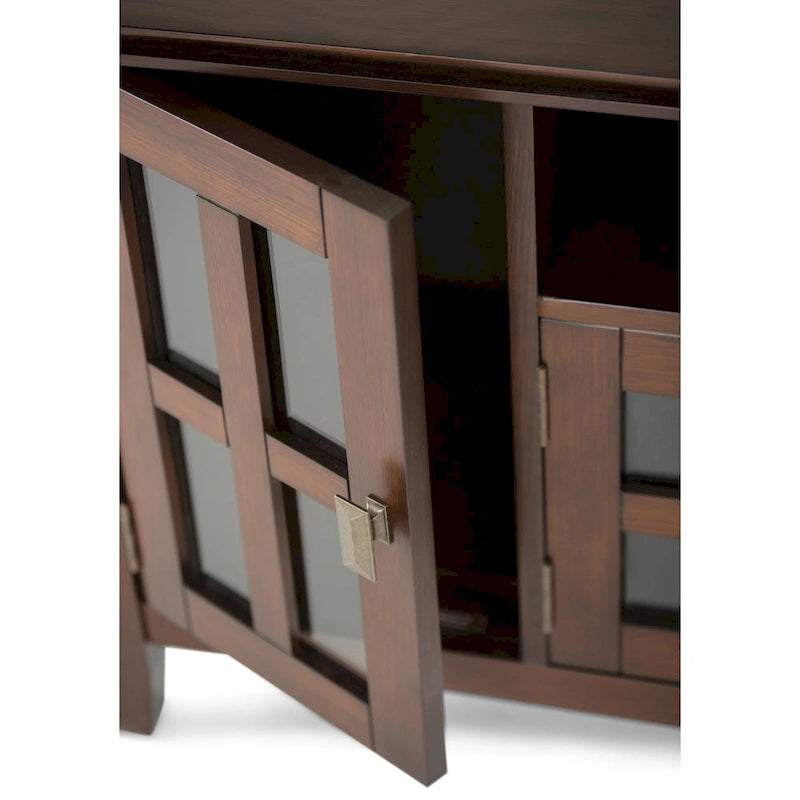 Meuble TV/Média en bois massif WYNDENHALL Stratford, 183 cm de large, pour téléviseurs jusqu'à 80 po