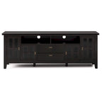 Meuble TV/Média en bois massif WYNDENHALL Stratford, 183 cm de large, pour téléviseurs jusqu'à 80 po