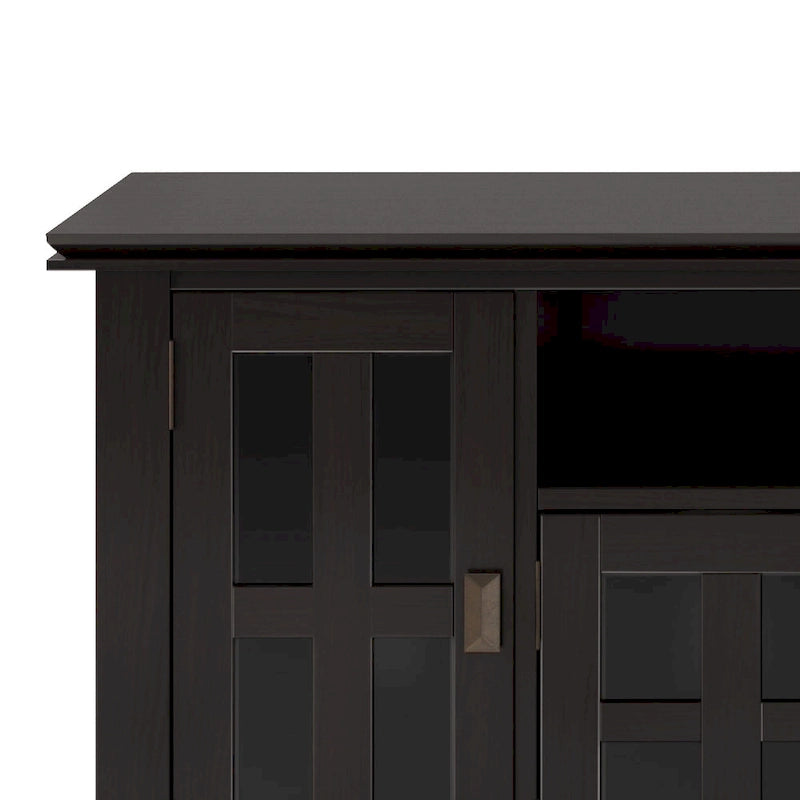 Meuble TV/Média en bois massif WYNDENHALL Stratford, 183 cm de large, pour téléviseurs jusqu'à 80 po