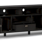 Meuble TV/Média en bois massif WYNDENHALL Stratford, 183 cm de large, pour téléviseurs jusqu'à 80 po