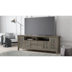 Meuble TV/Média en bois massif WYNDENHALL Stratford, 183 cm de large, pour téléviseurs jusqu'à 80 po