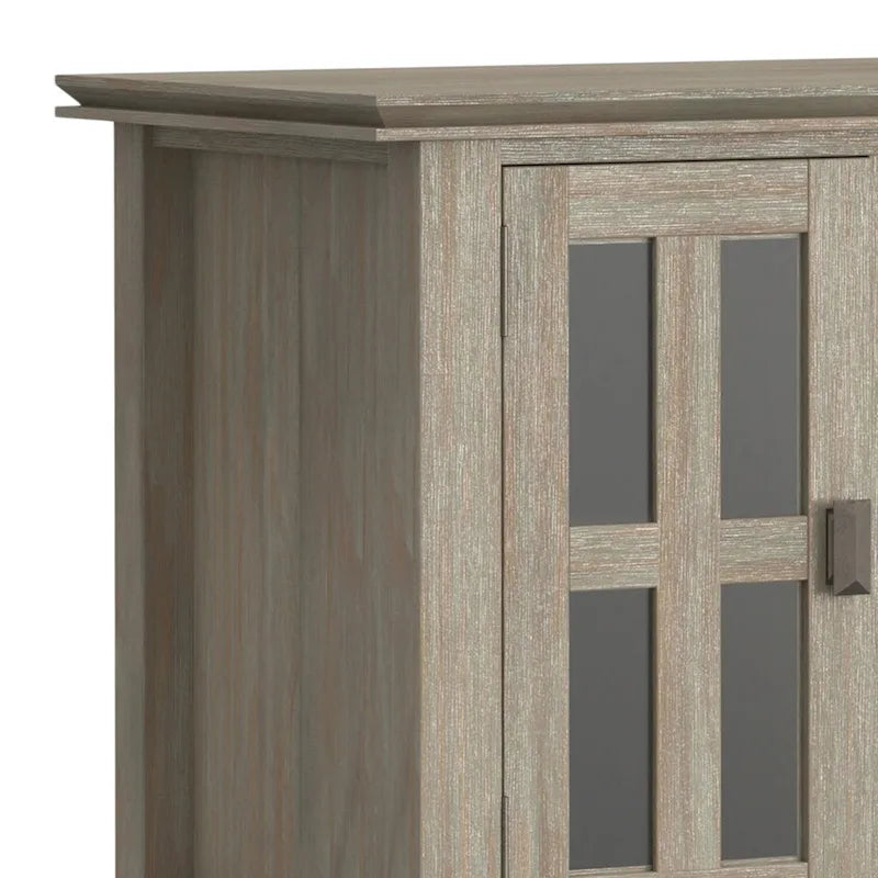 Meuble TV/Média en bois massif WYNDENHALL Stratford, 183 cm de large, pour téléviseurs jusqu'à 80 po
