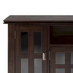 Meuble TV/Média en bois massif WYNDENHALL Stratford, 183 cm de large, pour téléviseurs jusqu'à 80 po