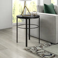 Table d'appoint ronde large Gaia 20 avec plateau en MDF