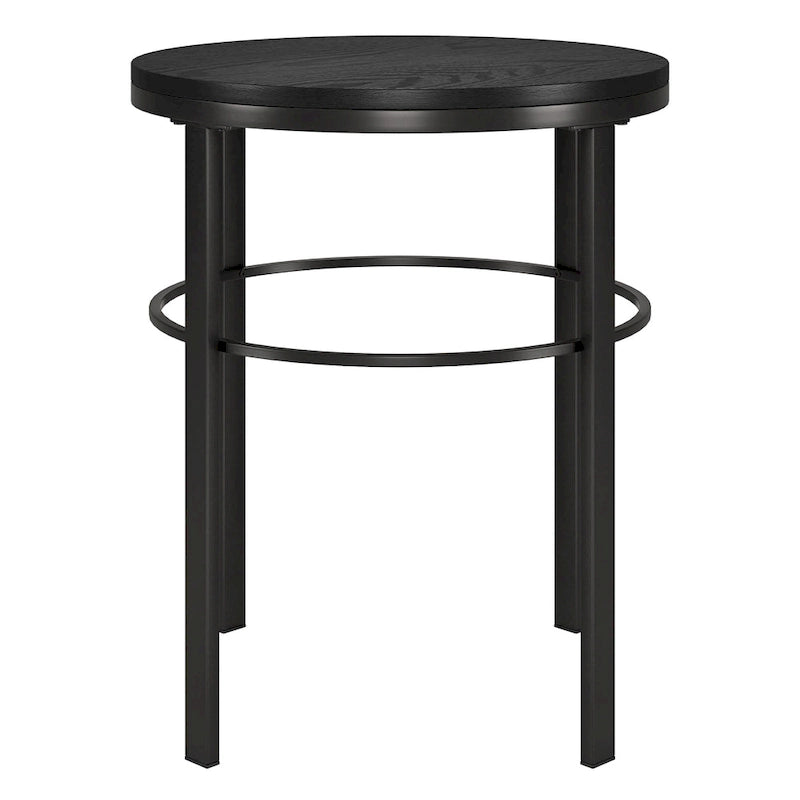 Table d'appoint ronde large Gaia 20 avec plateau en MDF