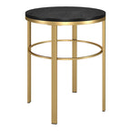 Table d'appoint ronde large Gaia 20 avec plateau en MDF