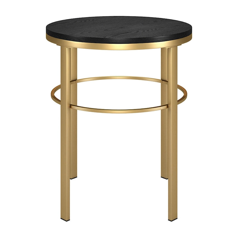 Table d'appoint ronde large Gaia 20 avec plateau en MDF