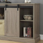 Meuble TV Bridgevine Home Lincoln Farmhouse 60 pouces pour téléviseurs jusqu'à 64 pouces