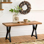 Pied de table rectangulaire robuste Home Soft Things de type W