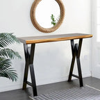 Pied de table rectangulaire robuste Home Soft Things de type W