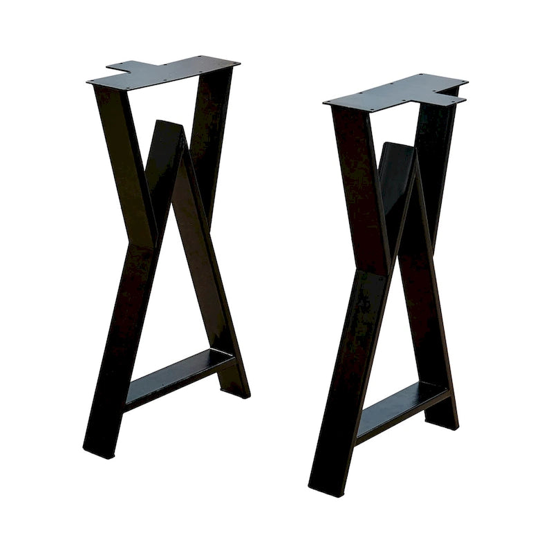 Pied de table rectangulaire robuste Home Soft Things de type W