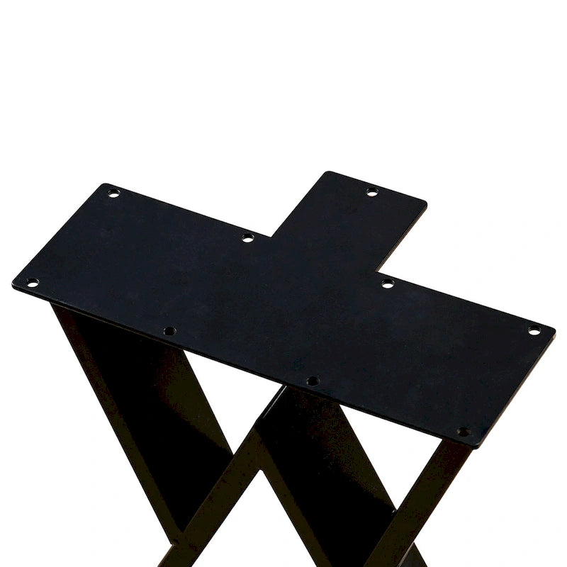 Pied de table rectangulaire robuste Home Soft Things de type W