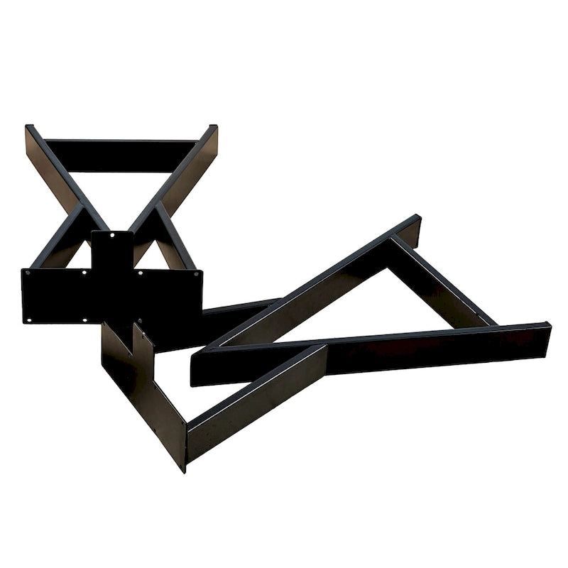 Pied de table rectangulaire robuste Home Soft Things de type W