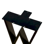 Pied de table rectangulaire robuste Home Soft Things de type W