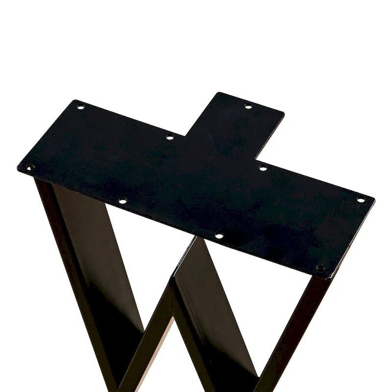 Pied de table rectangulaire robuste Home Soft Things de type W