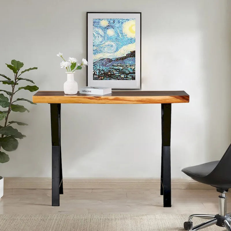 Pied de table rectangulaire robuste Home Soft Things de type W