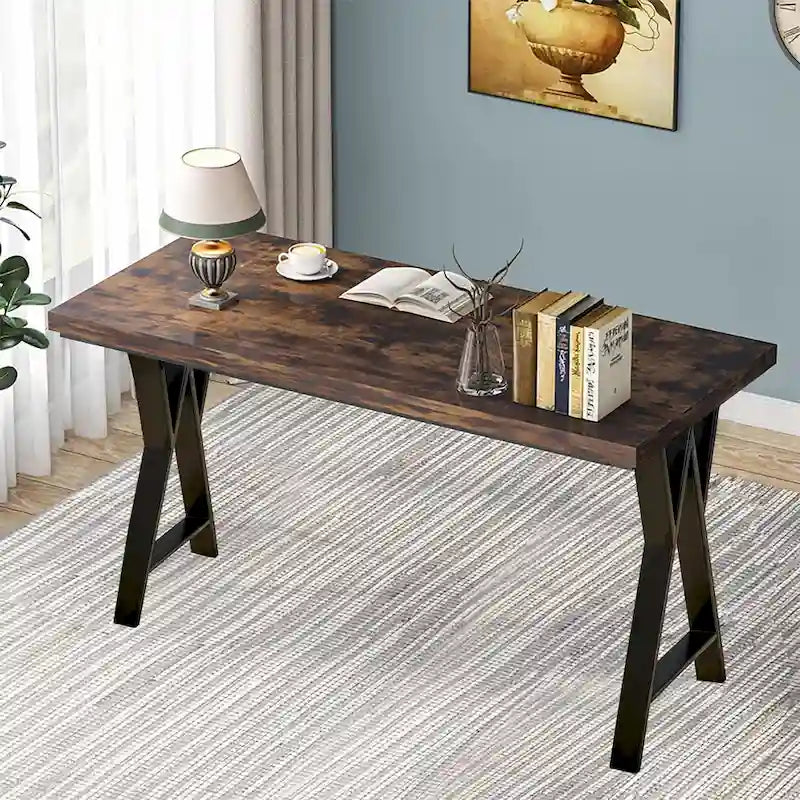 Pied de table rectangulaire robuste Home Soft Things de type W