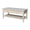 Table basse Spencer en bois de para de 122 cm (L) x 61 cm (P) x 48 cm (H)
