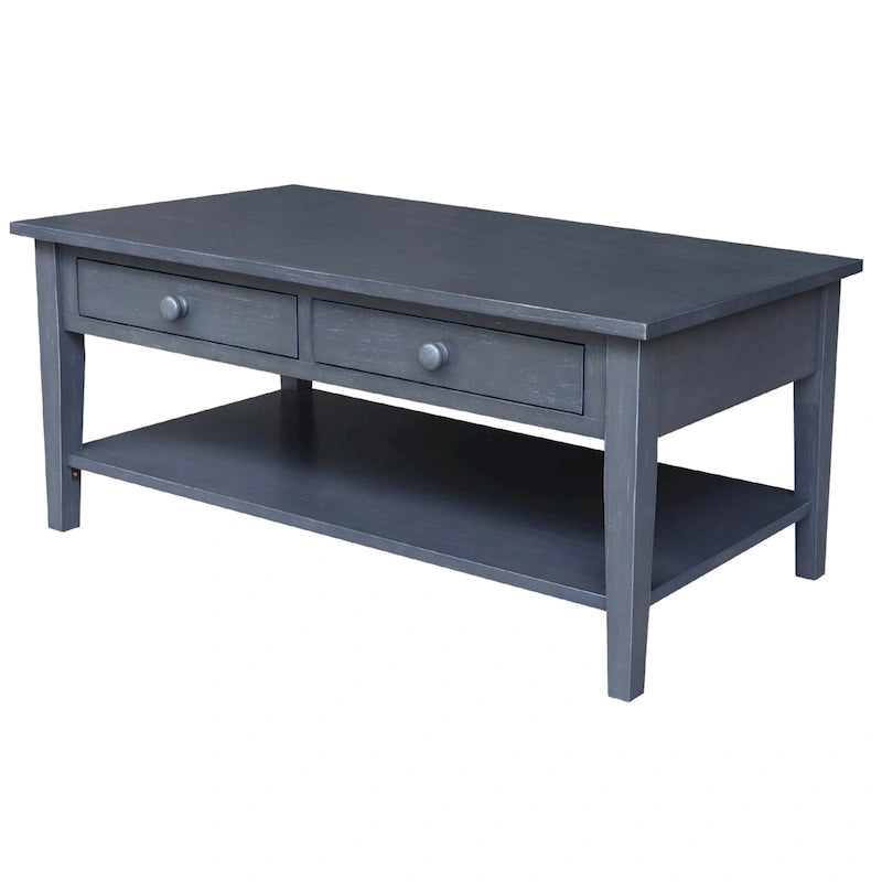 Table basse Spencer en bois de para de 122 cm (L) x 61 cm (P) x 48 cm (H)