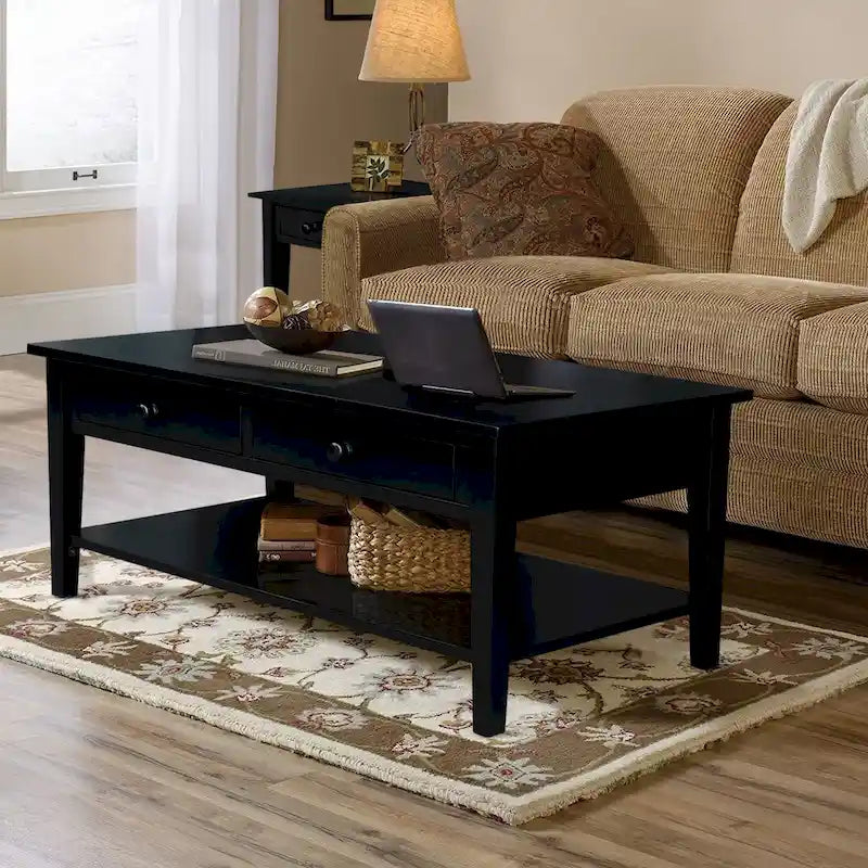 Table basse Spencer en bois de para de 122 cm (L) x 61 cm (P) x 48 cm (H)
