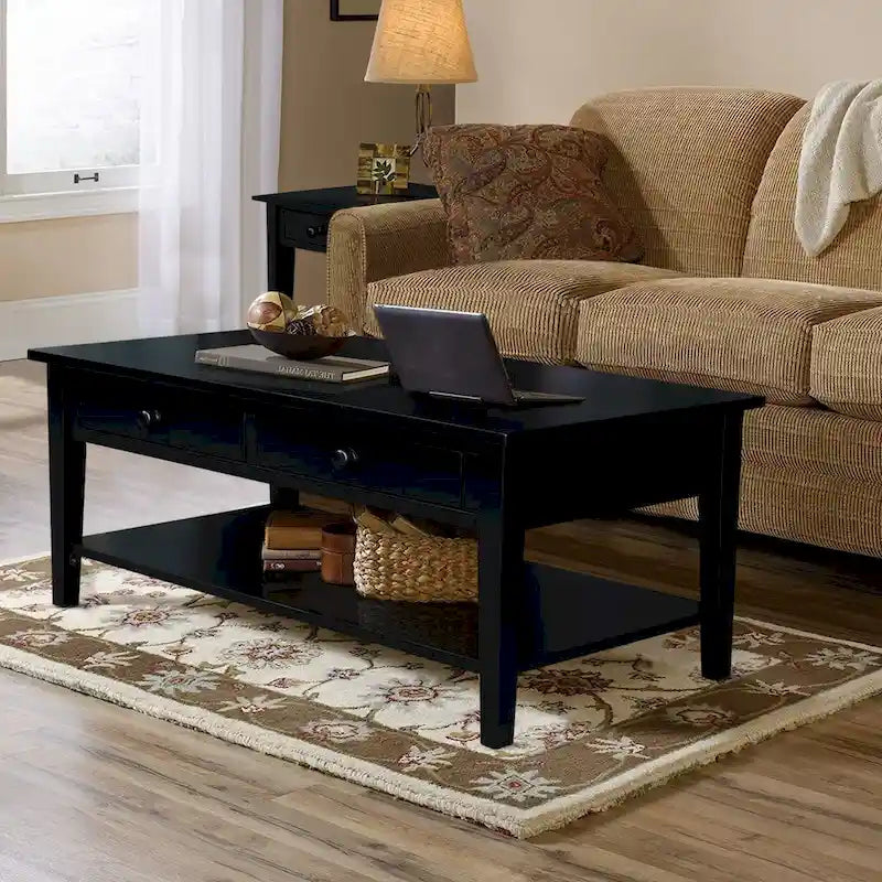 Table basse Spencer en bois de para de 122 cm (L) x 61 cm (P) x 48 cm (H)