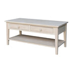 Table basse Spencer en bois de para de 122 cm (L) x 61 cm (P) x 48 cm (H)