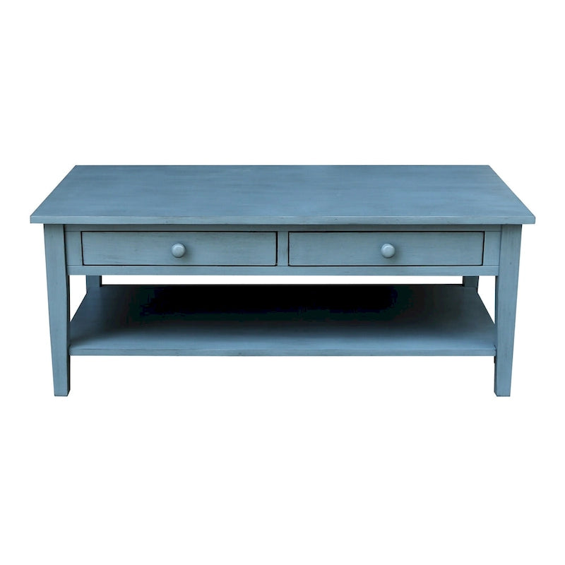 Table basse Spencer en bois de para de 122 cm (L) x 61 cm (P) x 48 cm (H)