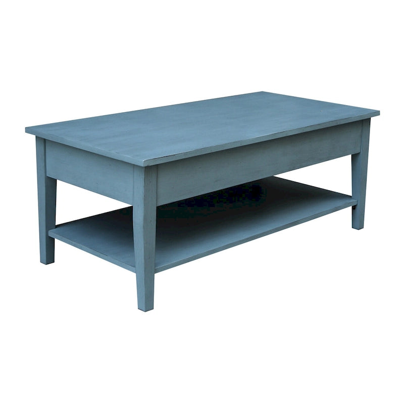 Table basse Spencer en bois de para de 122 cm (L) x 61 cm (P) x 48 cm (H)