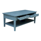 Table basse Spencer en bois de para de 122 cm (L) x 61 cm (P) x 48 cm (H)