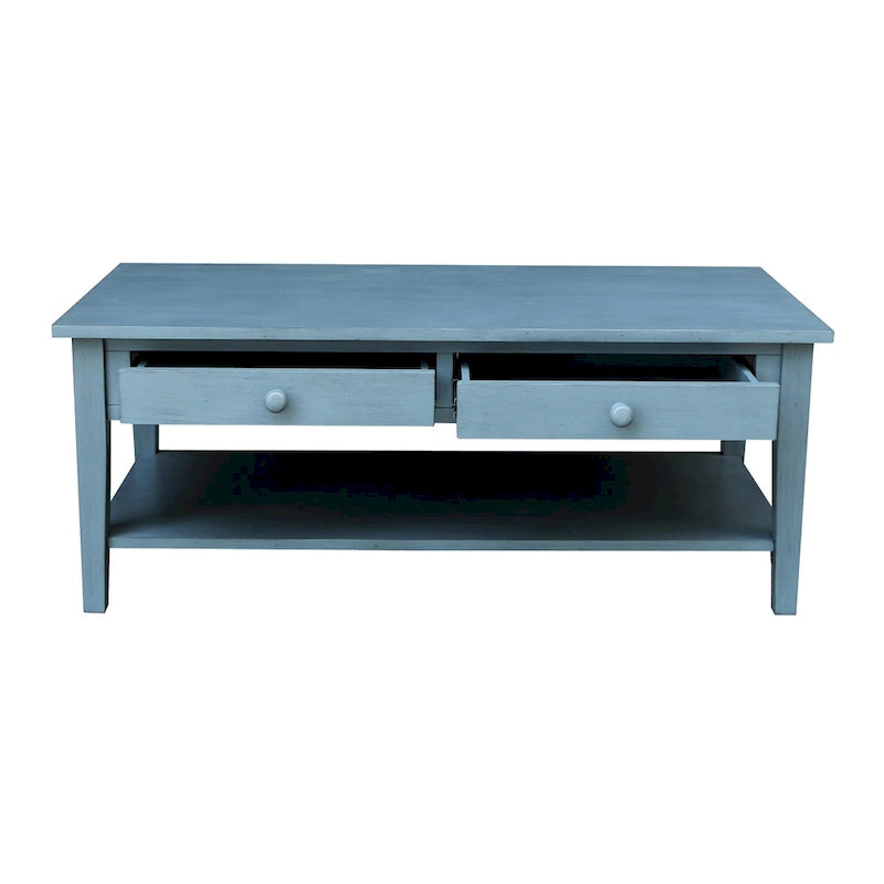 Table basse Spencer en bois de para de 122 cm (L) x 61 cm (P) x 48 cm (H)