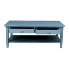 Table basse Spencer en bois de para de 122 cm (L) x 61 cm (P) x 48 cm (H)